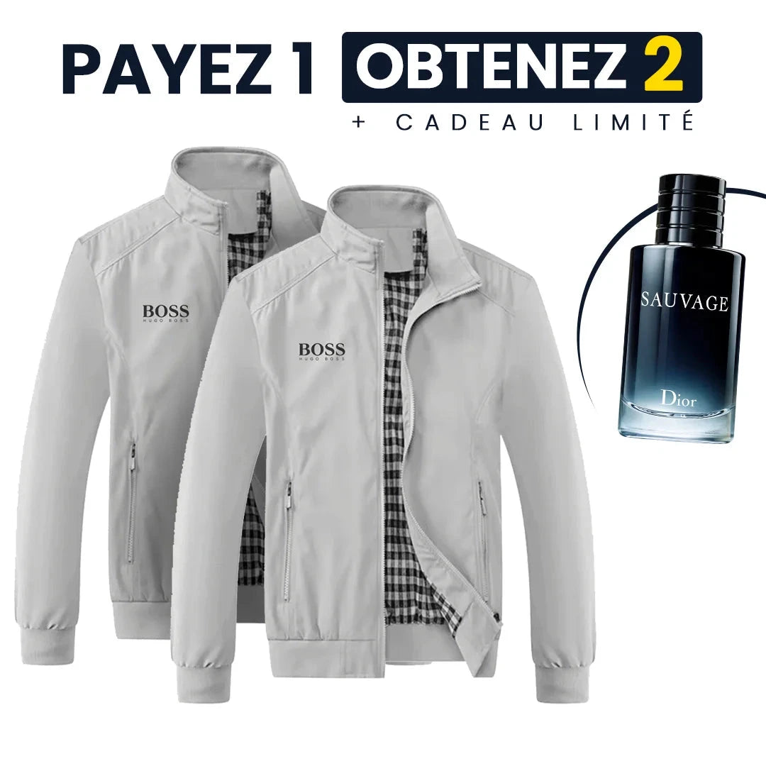 [PAYEZ 1, RECEVEZ 2] Veste Masculine Autumn BOSS + Cadeau Exclusif : Sauvage (100ml)