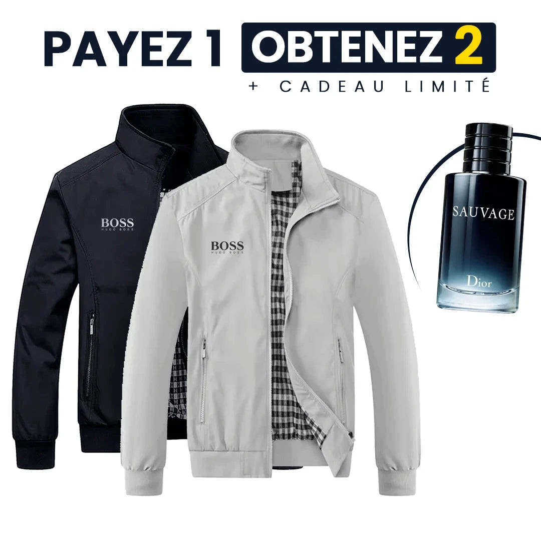 [PAYEZ 1, RECEVEZ 2] Veste Masculine Autumn BOSS + Cadeau Exclusif : Sauvage (100ml)